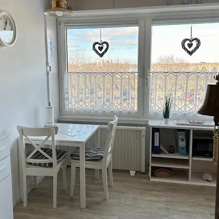 Apartamento Captains Corner Strandstudio Fuer Zwei, Maritim & Nur Wenige Schritte Zum Parkplatz Inkl